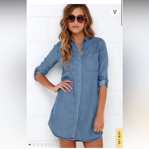 Shirt and Sweet Blue Chambray Shirt Dress